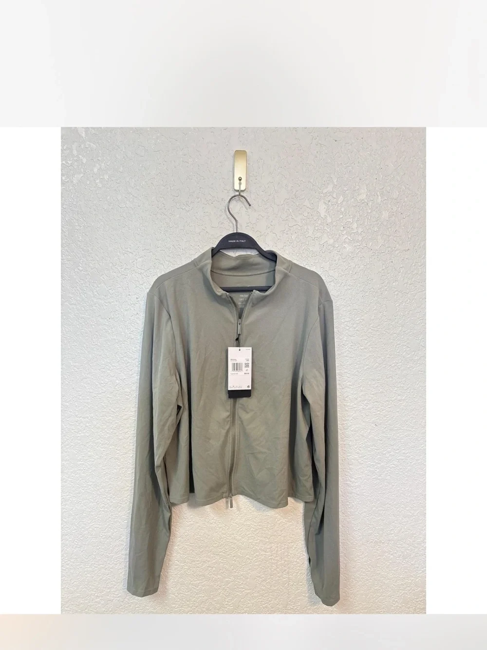 Nike Women's Utility Zip Jacket in Sage Green